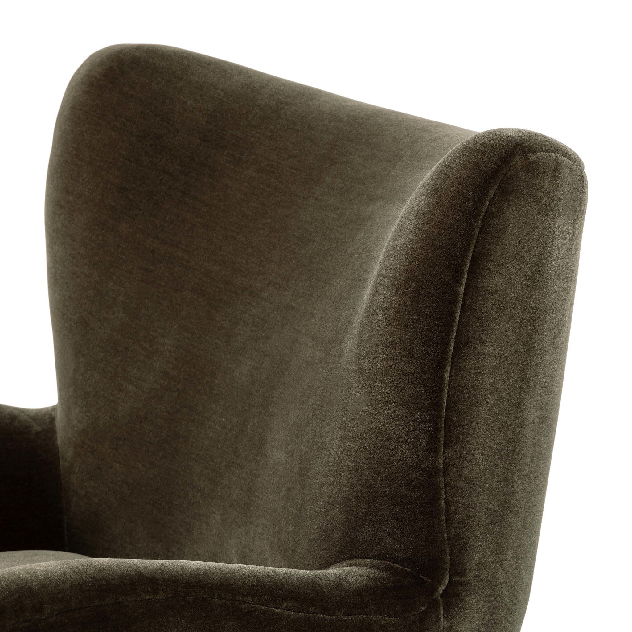 Four Hands Amelie Chair in Monte Olive on a white background at Addison West