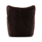 Four Hands Amelie Chair in Cocoa Shearling on a white background at Addison West