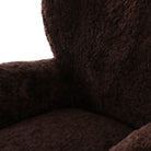 Four Hands Amelie Chair in Cocoa Shearling on a white background at Addison West