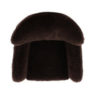 Four Hands Amelie Chair in Cocoa Shearling on a white background at Addison West