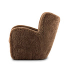 Four Hands Amelie Chair in Amber Shearling on a white background at Addison West