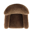 Four Hands Amelie Chair in Amber Shearling on a white background at Addison West