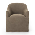 Four Hands Cove Dining Chair With Casters in Broadway Coffee - Addison West 