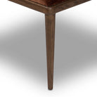 Close up of Four Hands Marley Dining Chair in Altair Sienna on a white background at Addison West