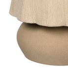 Four Hands Posie Table Lamp in Tan Speckled Ceramic on a white background at Addison West