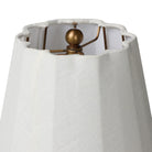 Four Hands Posie Table Lamp in Matte Sage Ceramic on a white background at Addison West