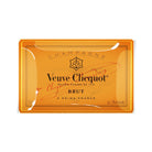 Veuve Clicquot Brut Decoupage Glass Tray on a white background at Addison West