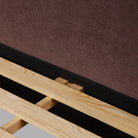 Four Hands Julia Bed in Laughlin Plum, King on a white background at Addison West