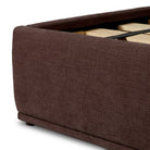 Four Hands Julia Bed in Laughlin Plum, King on a white background at Addison West