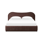 Four Hands Julia Bed in Laughlin Plum, King on a white background at Addison West