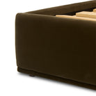 Four Hands Julia Bed in Surrey Olive, King on a white background at Addison West