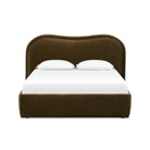 Four Hands Julia Bed in Surrey Olive, King on a white background at Addison West