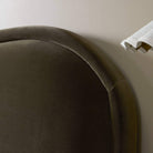 Four Hands Julia Bed in Surrey Olive, King on a white background at Addison West