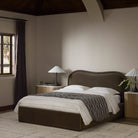 Four Hands Julia Bed in Surrey Olive, King in a bedroom at Addison West