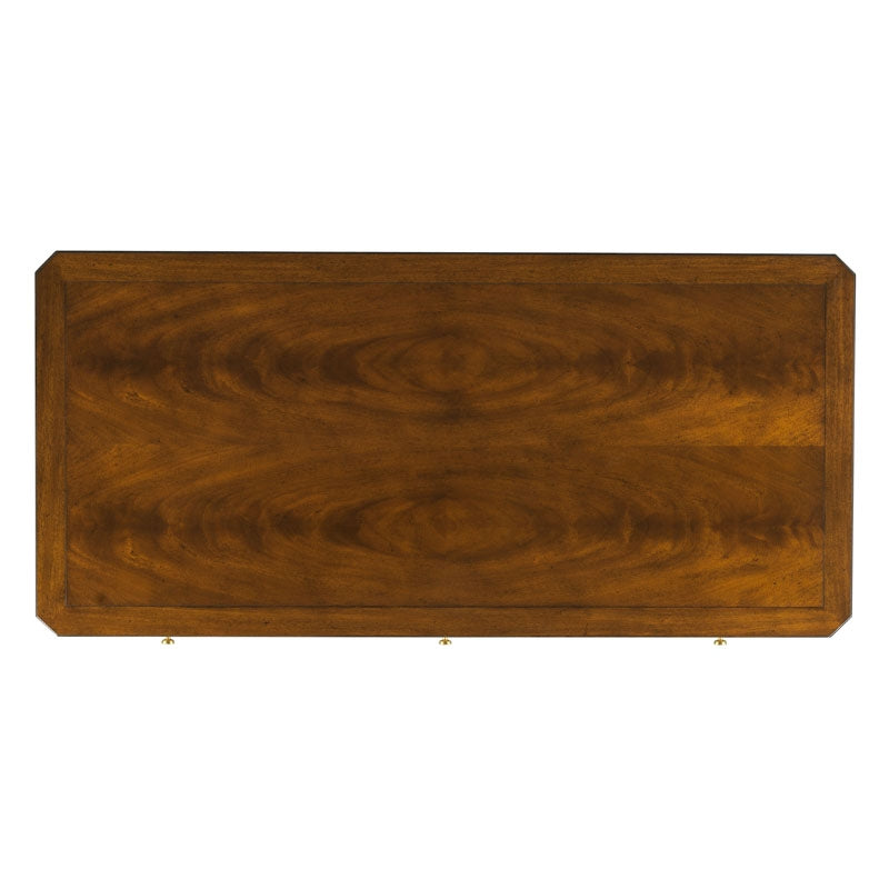 Livingston Writing Table in Margate Finish on a white background at Addison West