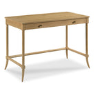 Sconset Writing Table in Limewash Finish on a white background at Addison West