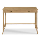 Sconset Writing Table in Limewash Finish on a white background at Addison West
