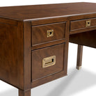 Grenville Desk in Montserrat Finish on a white background at Addison West
