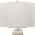 Close up of Compton Table Lamp on white background at Addison West