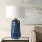 Brayden Table Lamp on a side table at Addison West