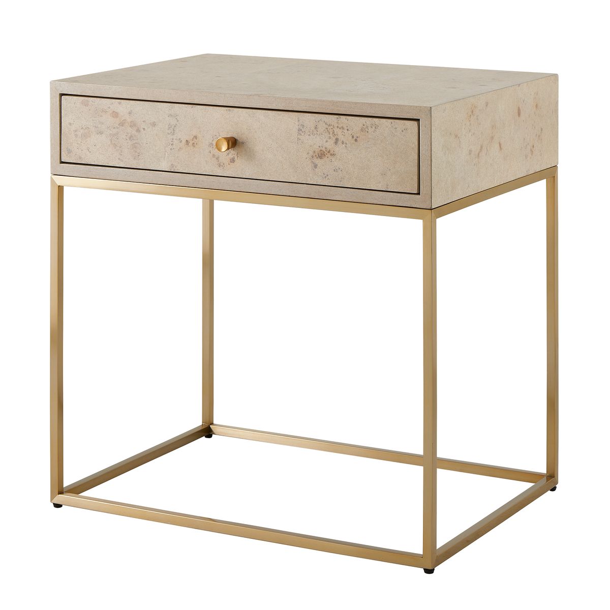 Pemberley Side Table on a white background at Addison West
