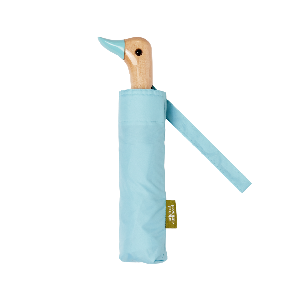 Original Duckhead Umbrella in Popsicle Blue on a white background at Addison West