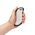 Zippo HeatBank 9s Rechargeable Hand Warmer in Silver on a white background at Addison West