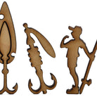 Liberty Puzzle Welcome to the Cabin wood puzzle pieces on a white background at Addison West