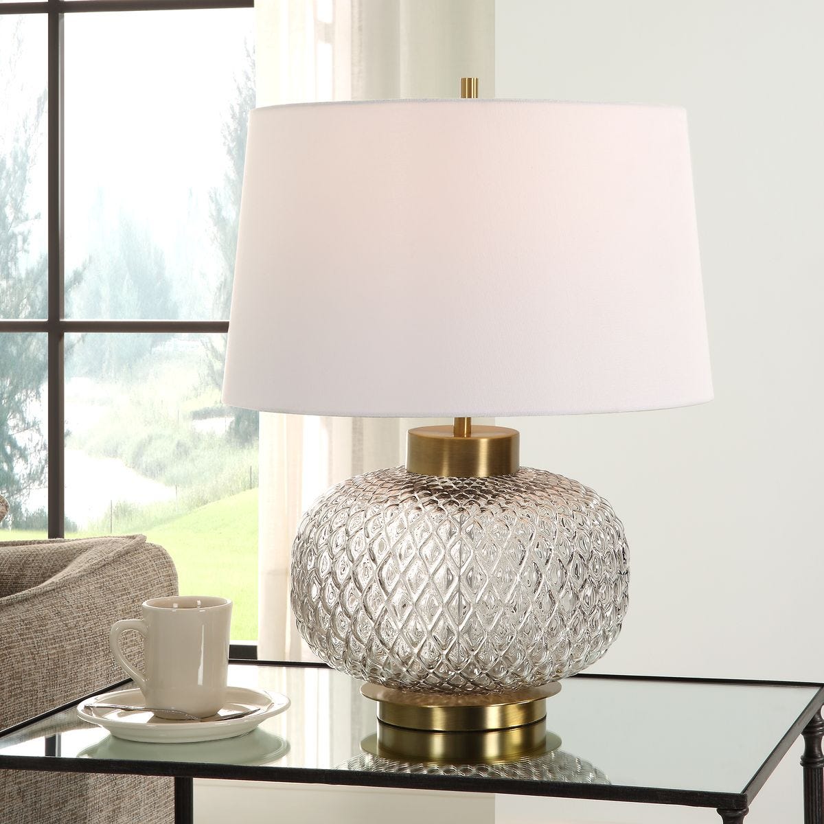 Esmont Table Lamp on a table at Addison West