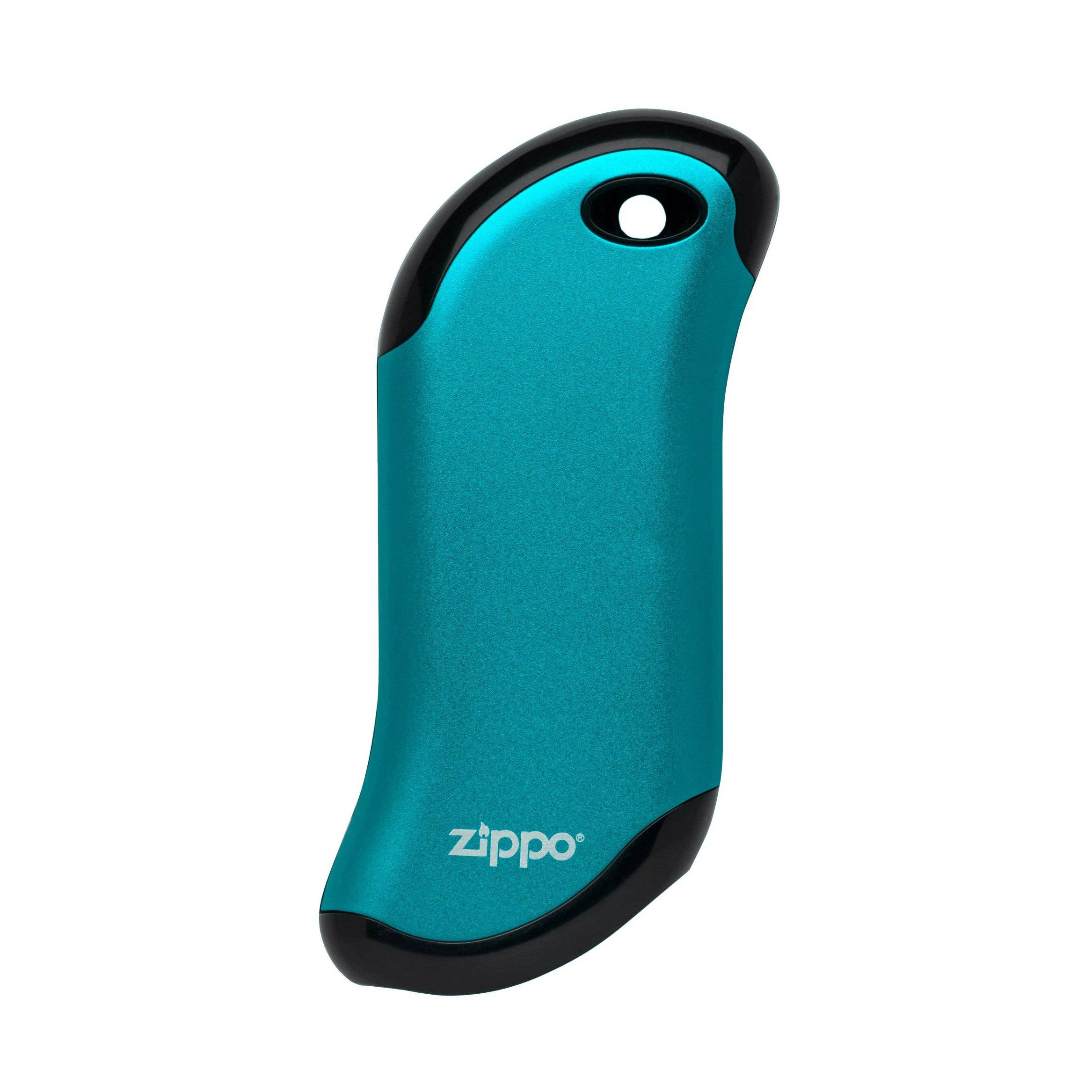 Zippo HeatBank 9s Rechargeable Hand Warmer in Blue on a white background at Addison West