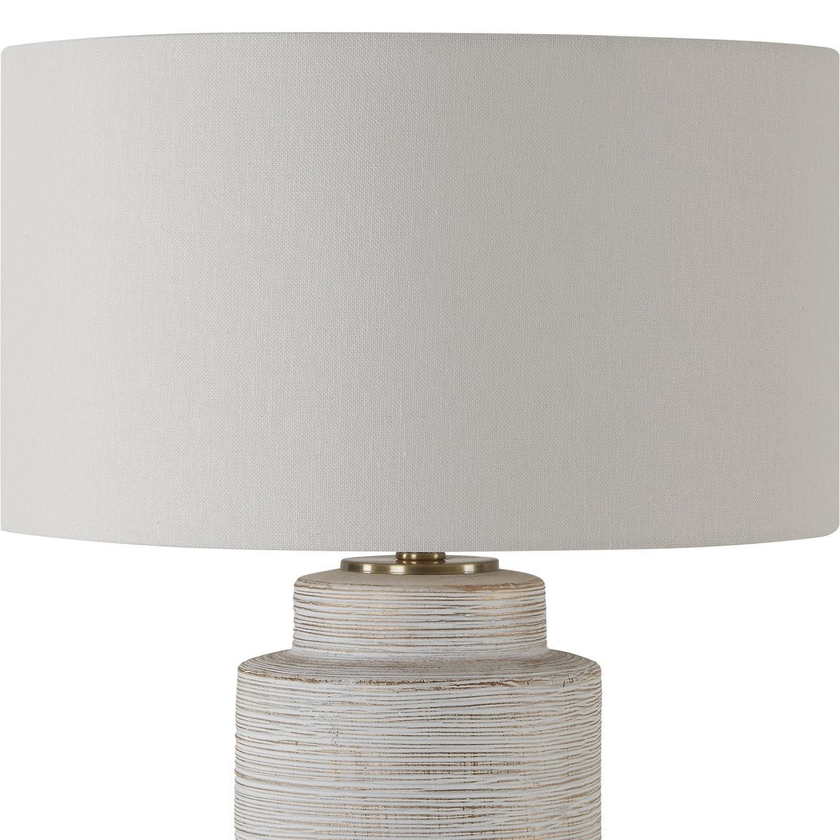 Close up of Creston Table Lamp on a white background at Addison West