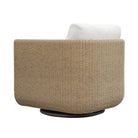 Back of Saylor Outdoor Swivel Lounge Chair on a white background at Addison West