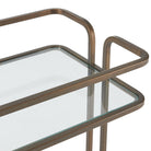 Close up of Errol Bar Cart on a white background at Addison West