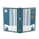 Book titled 'A Collection of Poems by Robert Frost' with a blue cover and white text.