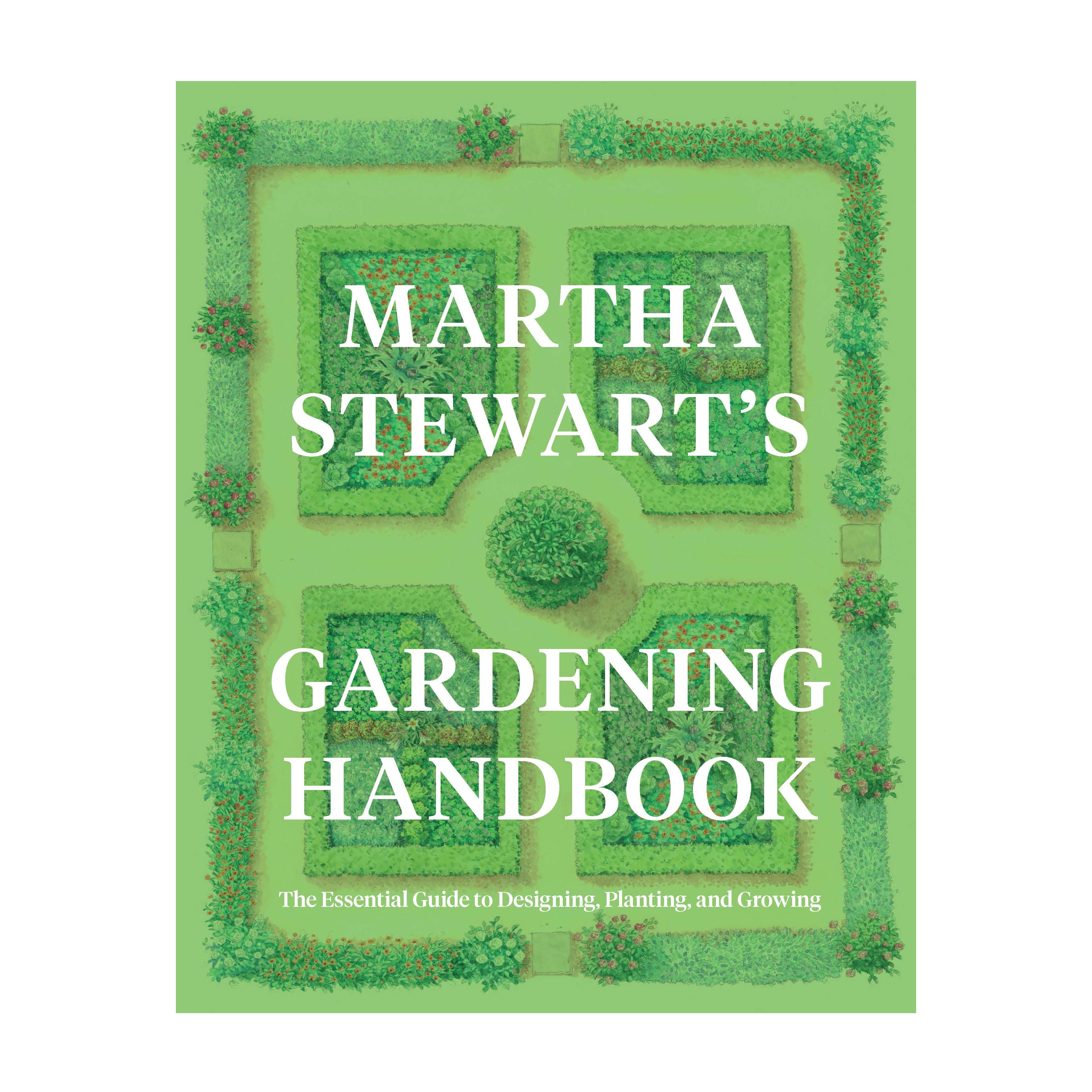 Martha Stewart's Gardening Handbook on a white background at Addison West