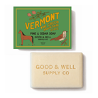 Vermont State Bar Soap on a white background at Addison West