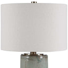 Close up of Calmere Table Lamp on a white background at Addison West