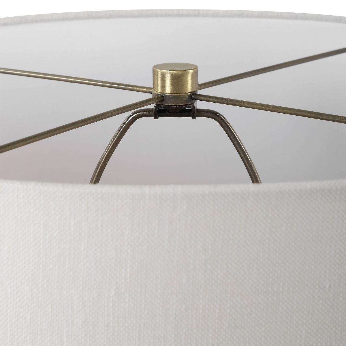 Close up of Creston Table Lamp on a white background at Addison West