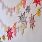 Make A Star Garland on a white background at Addison West