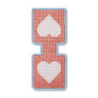 Heart Needlepoint Keychain Kit on a white background at Addison West