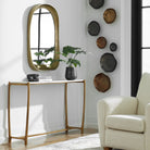 Afflyn Console Table in a living room at Addison West