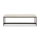 Halston Bench on a white background at Addison West