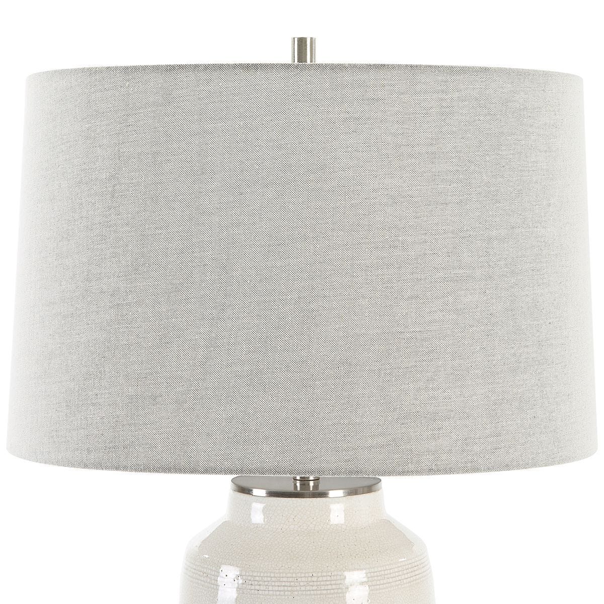 Close up of Ormond Table Lamp on a white background at Addison West