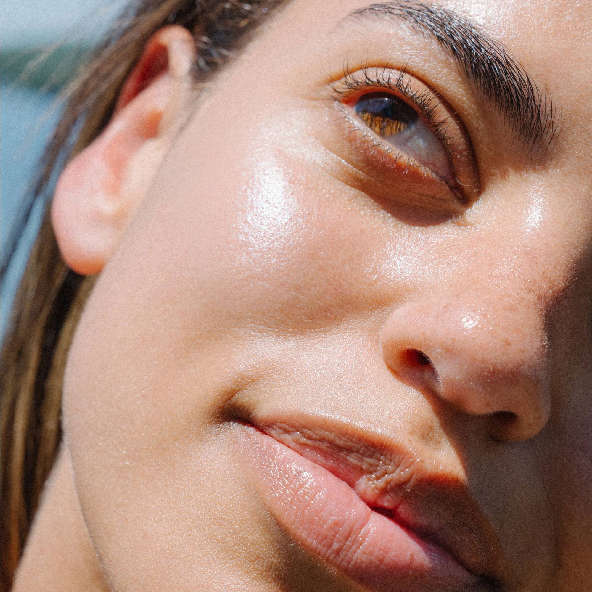 Ursa Major Sunny Start Eye Serum on a model at Addison West