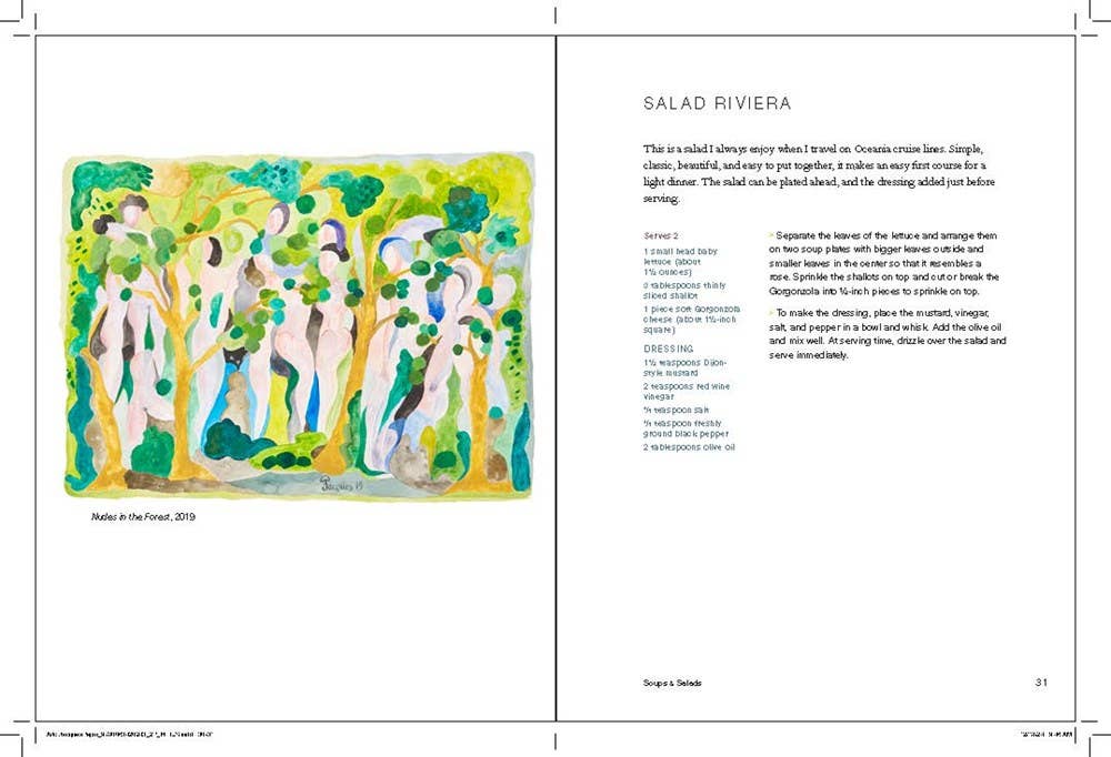 The Art of Jacques Pépin, The Cookbook: Favorite Recipes and Paintings from My Life in the Kitchen on a white background at Addison West