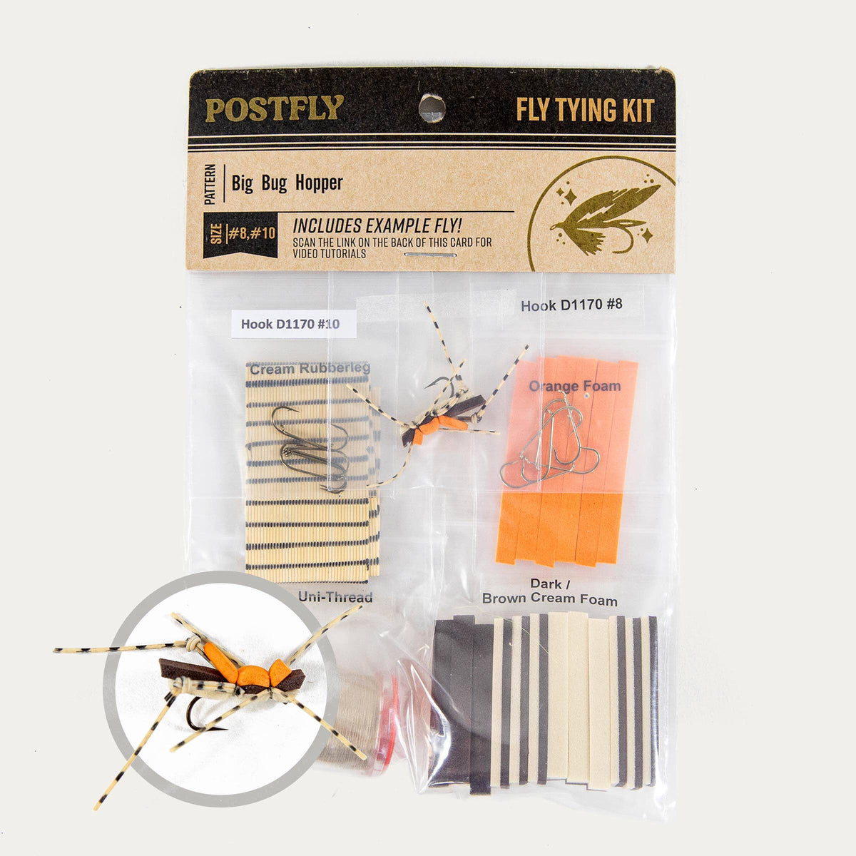 Trout Fly Tying Kit on a white background at Addison West
