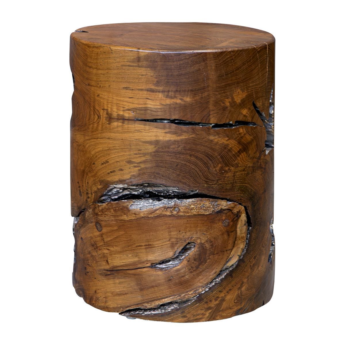 Ravien Accent Stool on a white background at Addison West