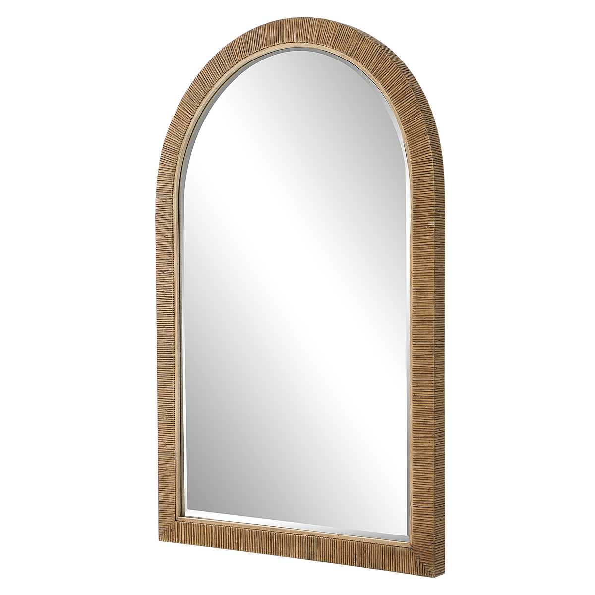 Capridge Arch Accent Mirror on a white background at Addison West