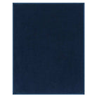 ChappyWrap Harborview Herringbone Blanket in Deep Sea on a white background at Addison West