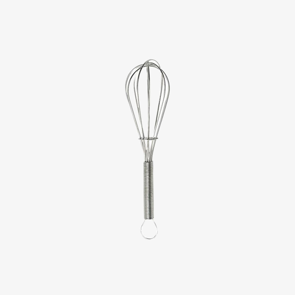 6" Stainless Steel Mini Whisk on a white background